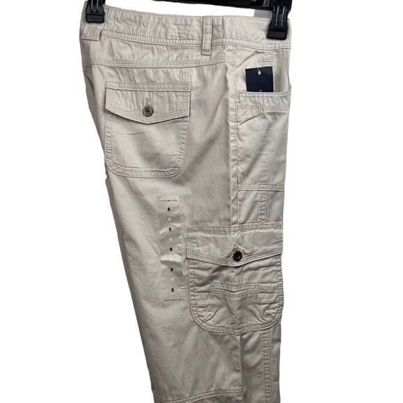 Tommy Hilfiger Women's Cropped Pants in Khaki Size 8 - Picture 1 of 9